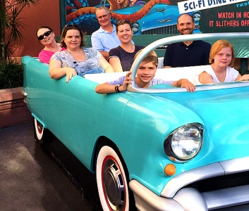 Ray Kimball & Family: Disney Car-20170823